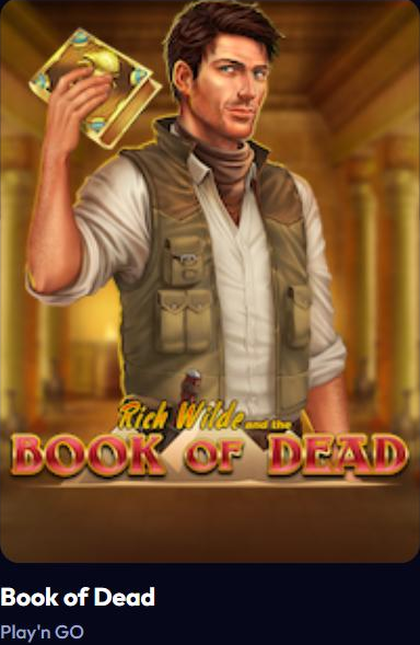 Spelautomaten Book of Dead hos Smash Casino