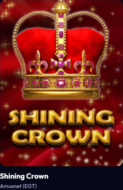 Spelautomaten Shining Crown hos Smash Casino